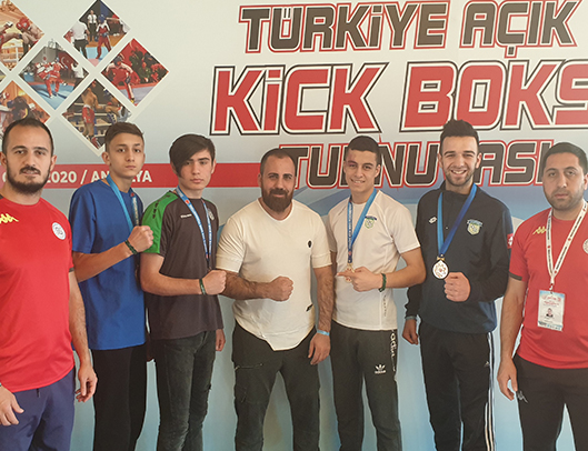 Kickboks Takımımızdan Türkiye Şampiyonasında 4 Madalya