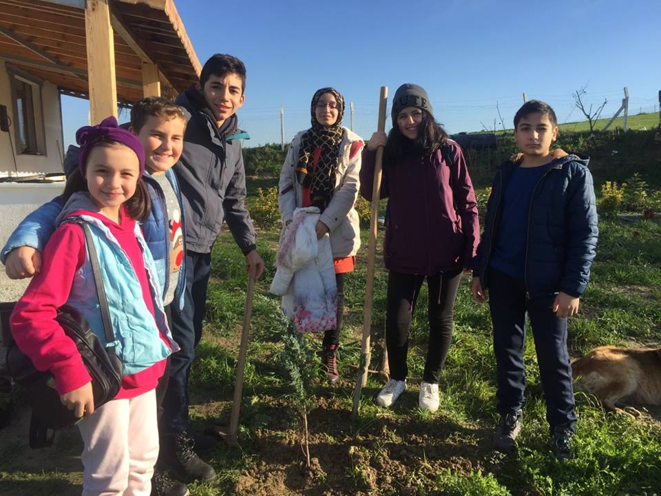 Okçuluk Sporcularımız Hacımaşlı'da Fidan Dikti 