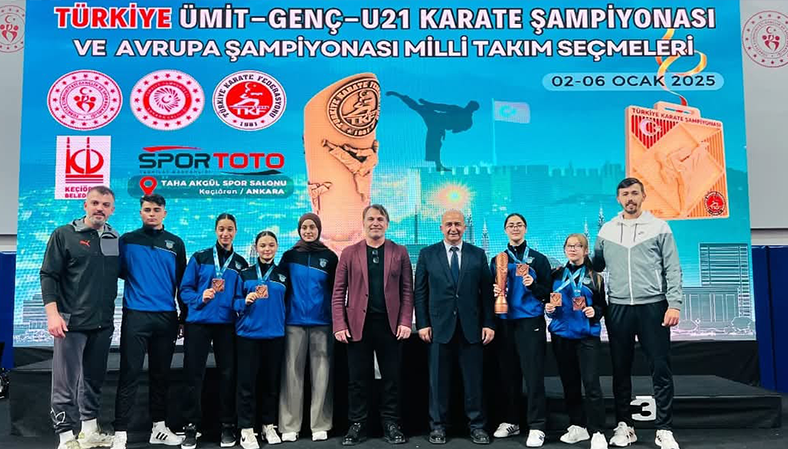 2025 Senesinin İlk Madalyası Karateci Kızlarımızdan Geldi
