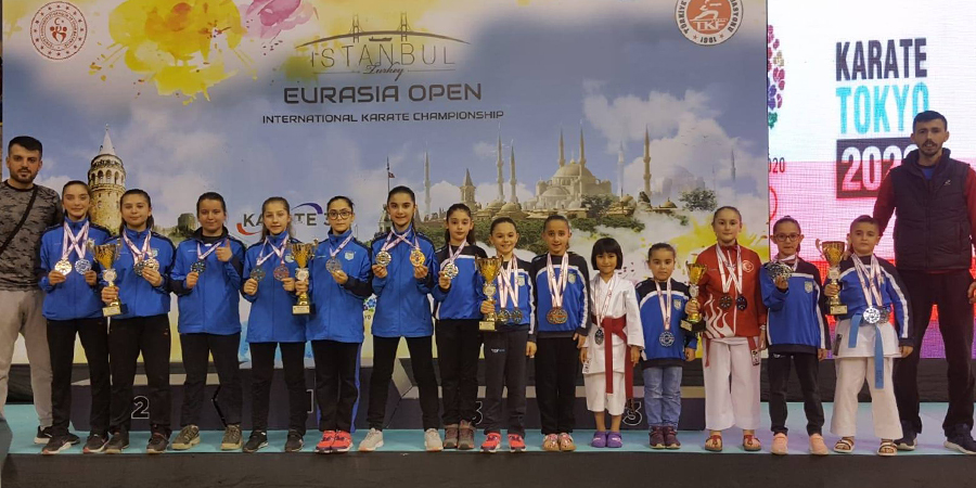 Avrasya Karate Şampiyonası Genel Klasmanı 2. Bitirdik