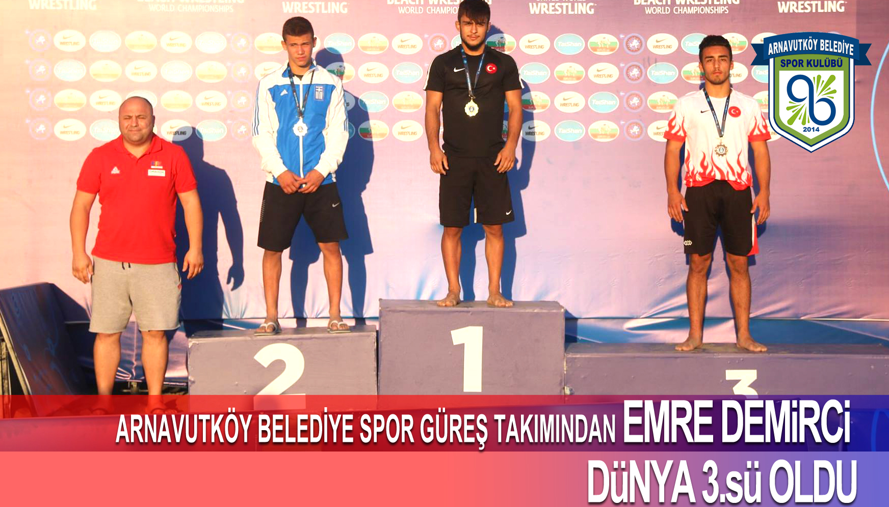 Güreşçimiz Emre Demirci Dünya Üçüncüsü Oldu