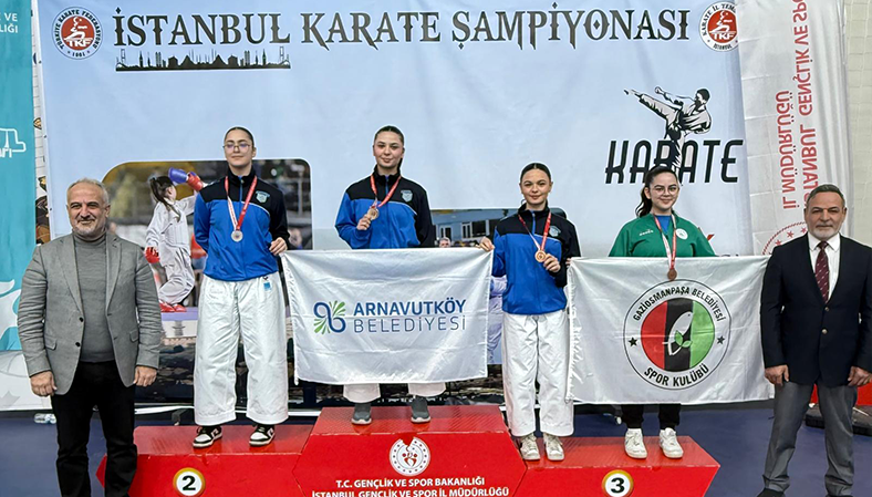 İstanbul Büyükler Karate Şampiyonası'nda Karatecilerimizden 3 Madalya