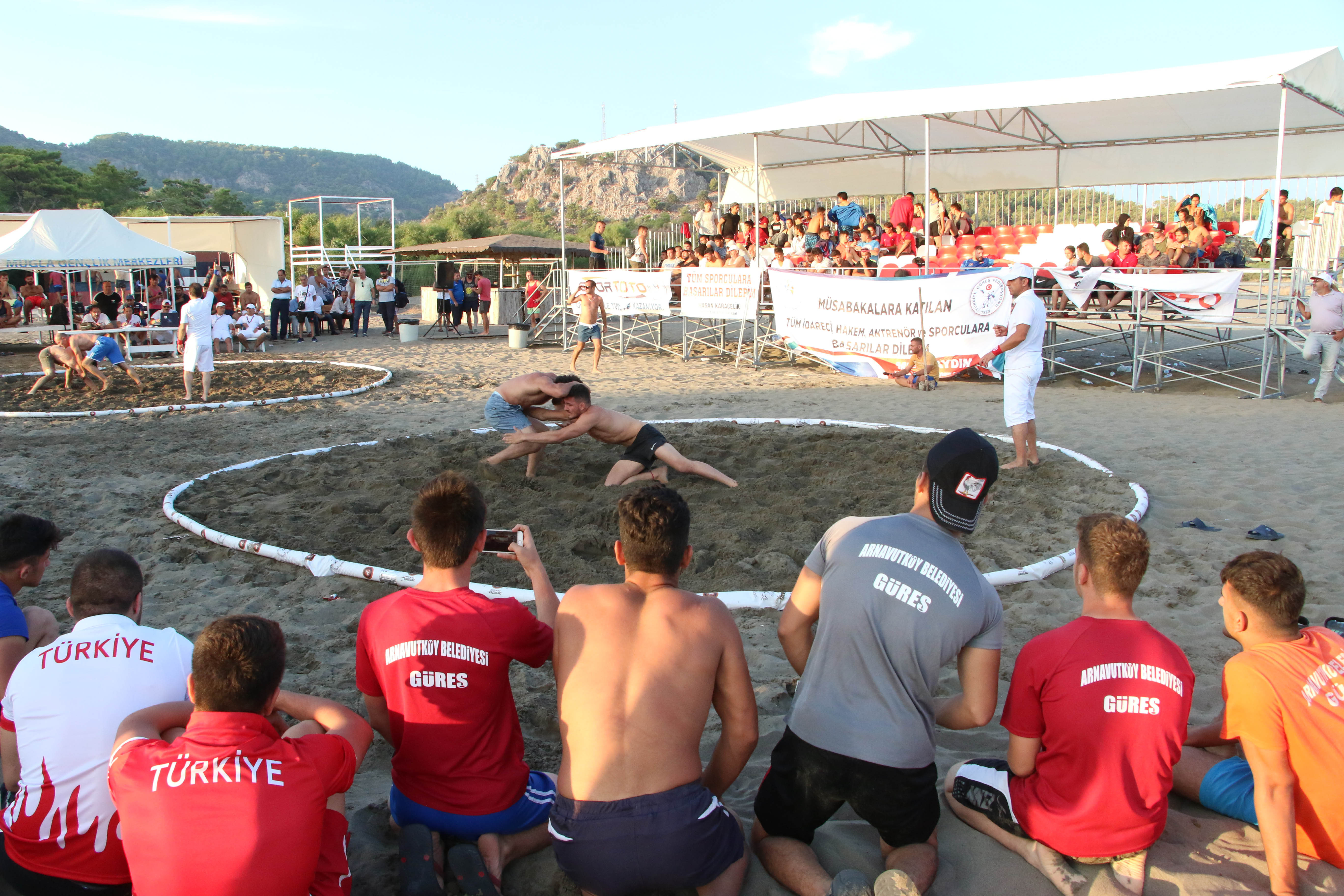 Muğlada Gercekleştirilen Plaj Güreşine 7 Sporcu ile Katıldık