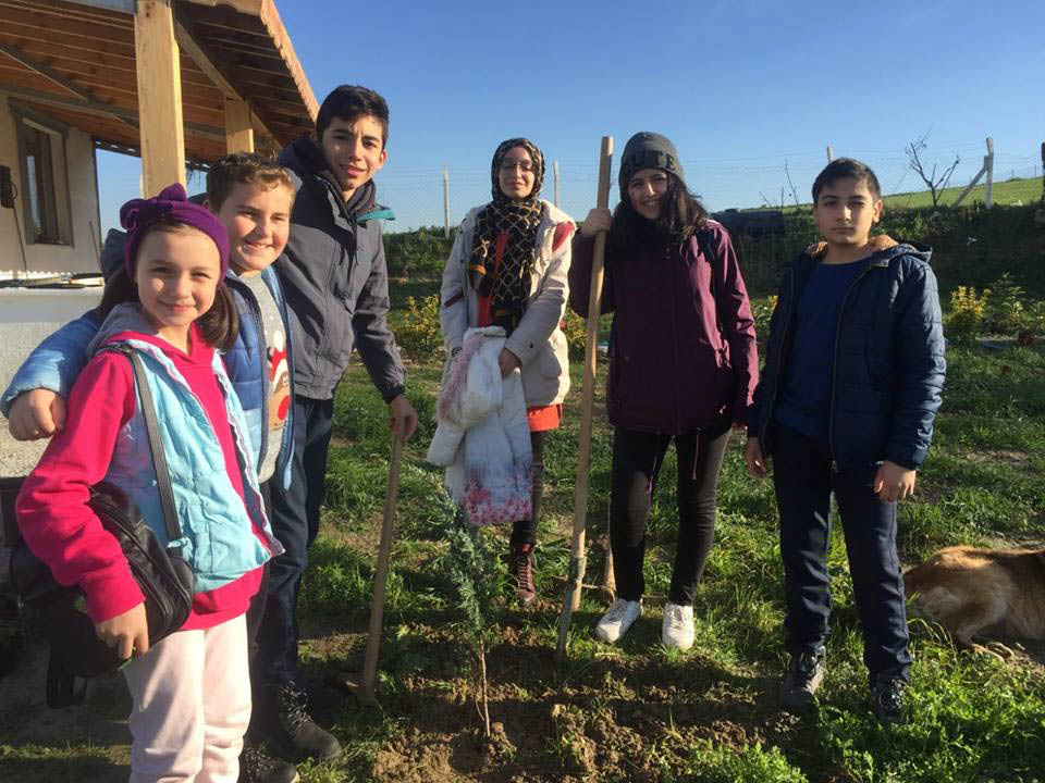 Okçuluk Sporcularımız Hacımaşlı'da Fidan Dikti