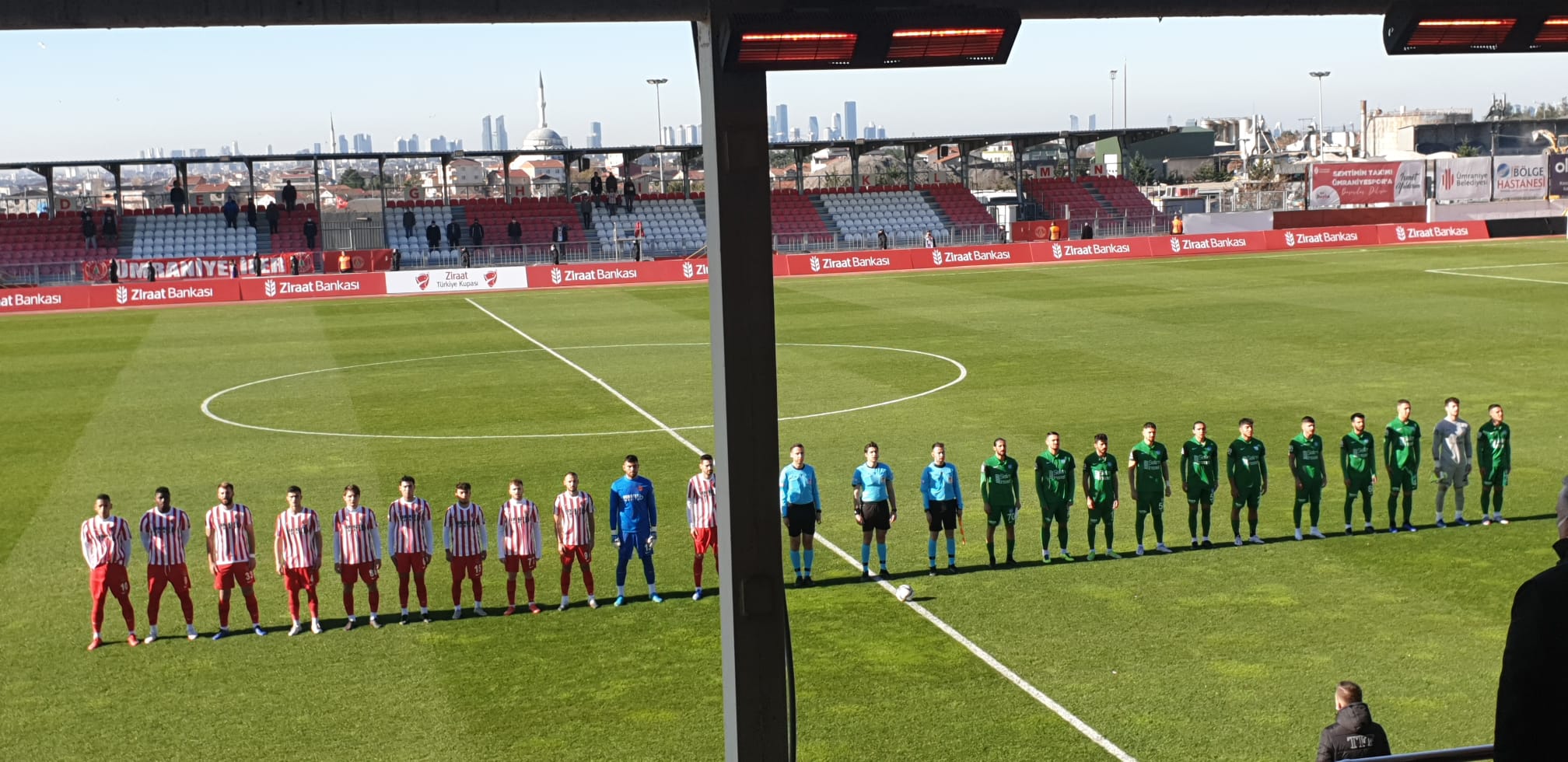 Türkiye Kupasında 1.Lig Lideri Ümraniyespora Elendik