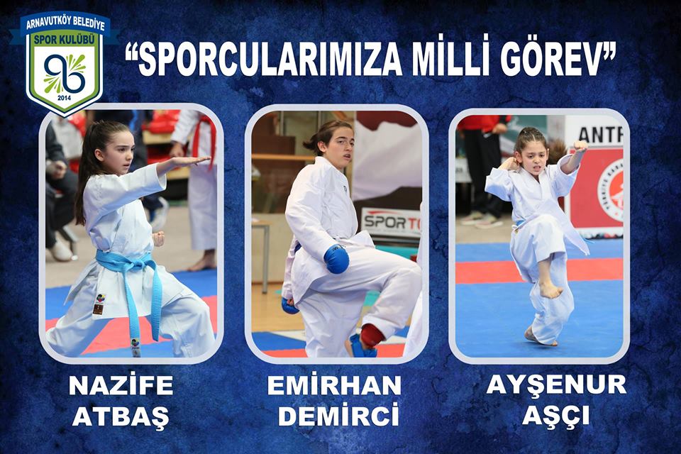 Karate Takımından 3 Sporcumuza Milli Görev